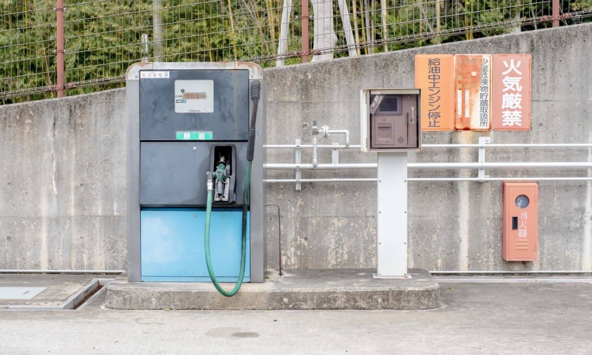 軽油車用、軽油自家スタンド