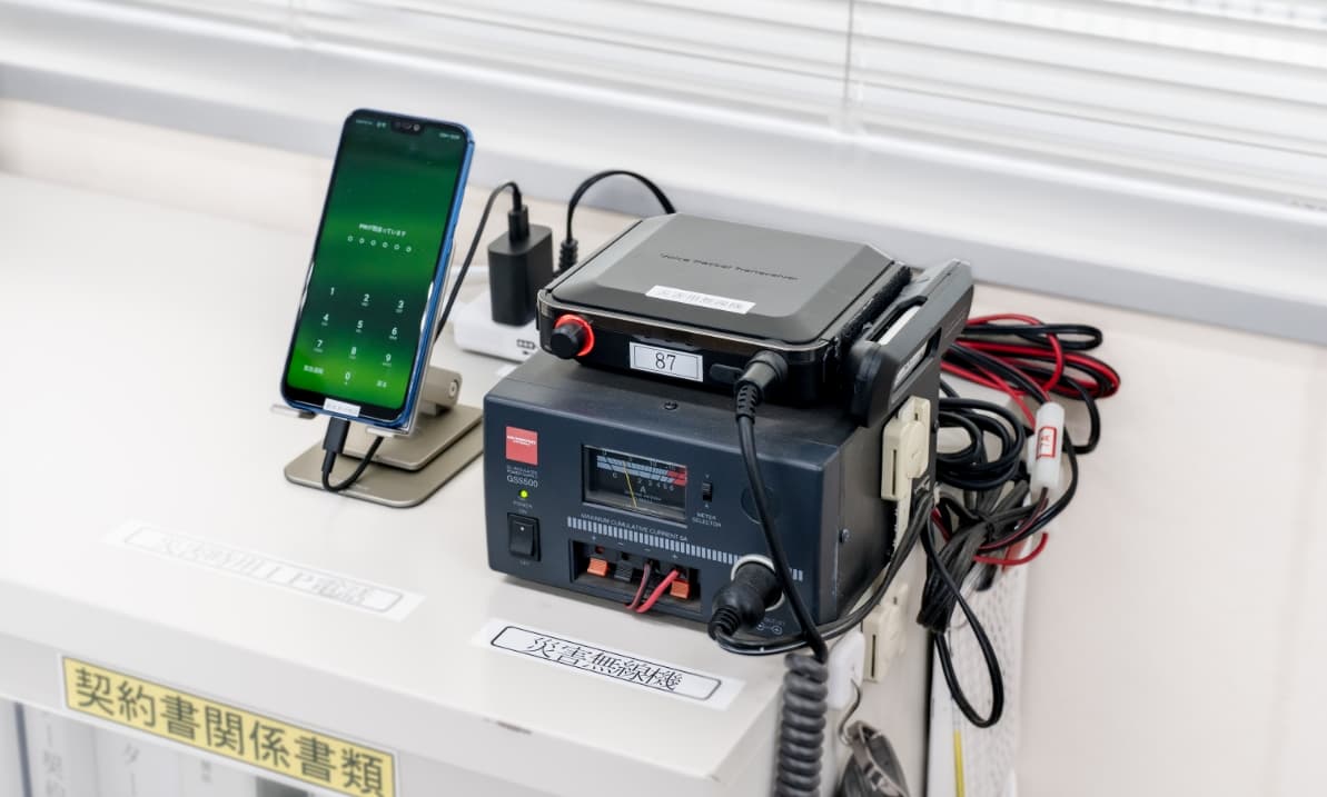 災害時用IP電話・災害無線機
