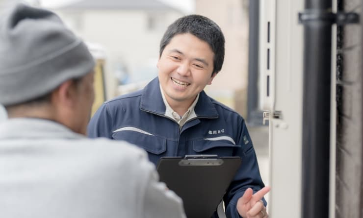 ライフラインに関わる仕事なので、安定性が抜群です！
